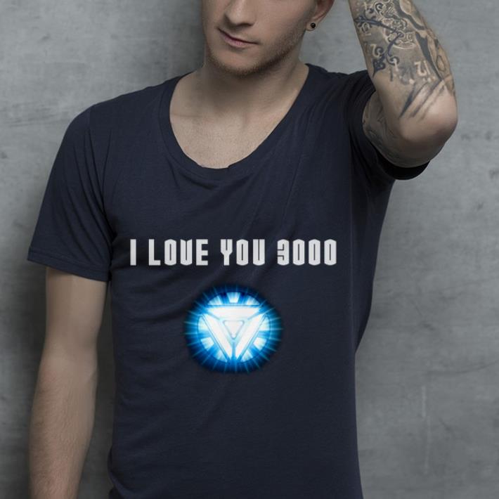 Father I Love You 3000 Marvel End game Tonny Stark shirt