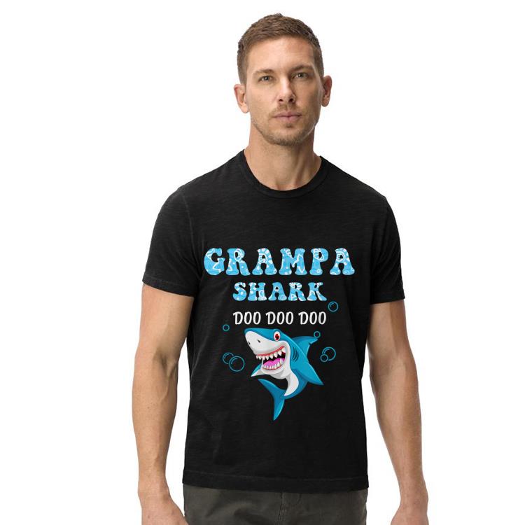 Grampa Shark Fathers Day from Wife son Daughter shirt