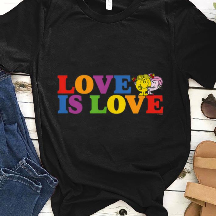 Love Is Love Slogan Rainbow Pride Mr. Men Little Miss shirt