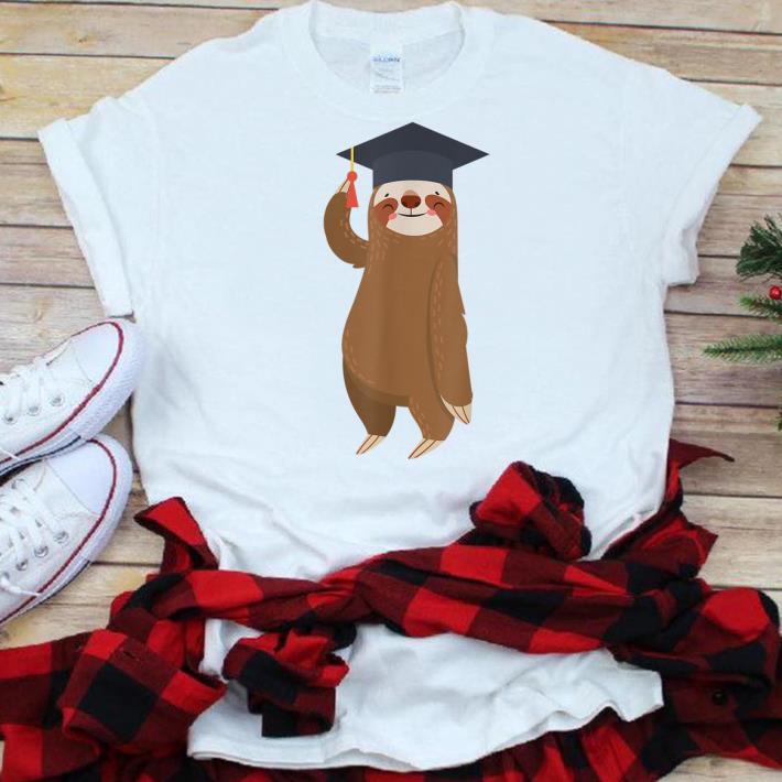 Sloth Graduation Smiling Sloth Graduate Gift shirt