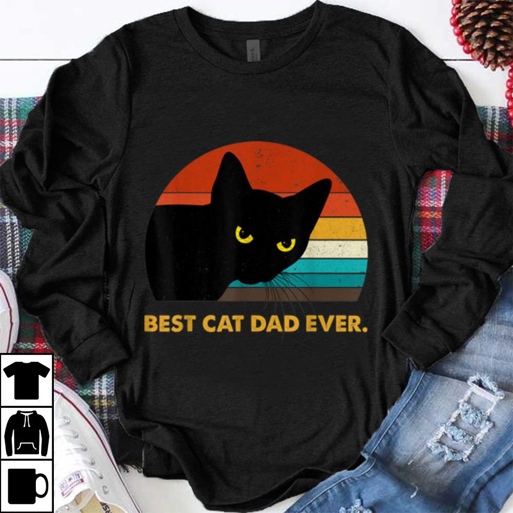 Awesome Best Cat Dad Ever Vintage shirt