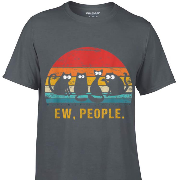 Awesome Ew People Meowy Cat Vintage shirt