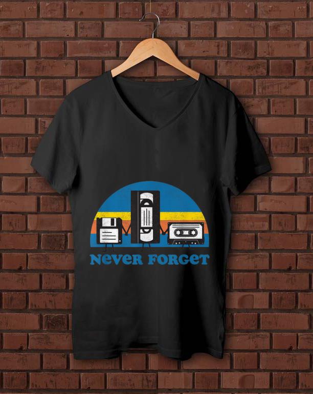 Awesome Never Forget Floppy Disk Cassette Tape shirt