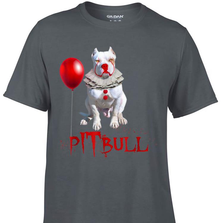 Awesome Pennywise Pitbull IT Clown For Halloween shirt