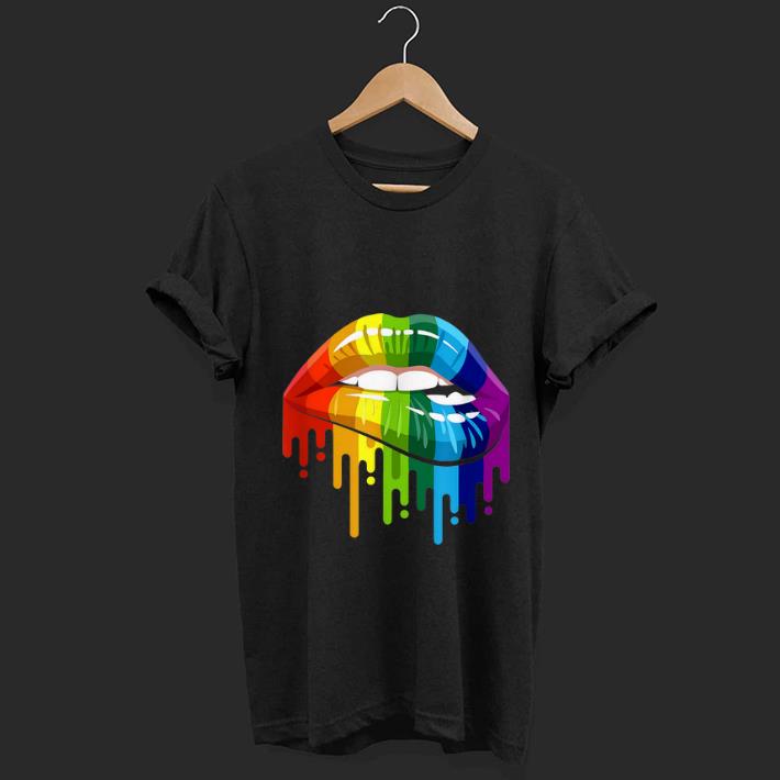 Awesome Rainbow Lip LGBT Gay Lesbian Pride shirt