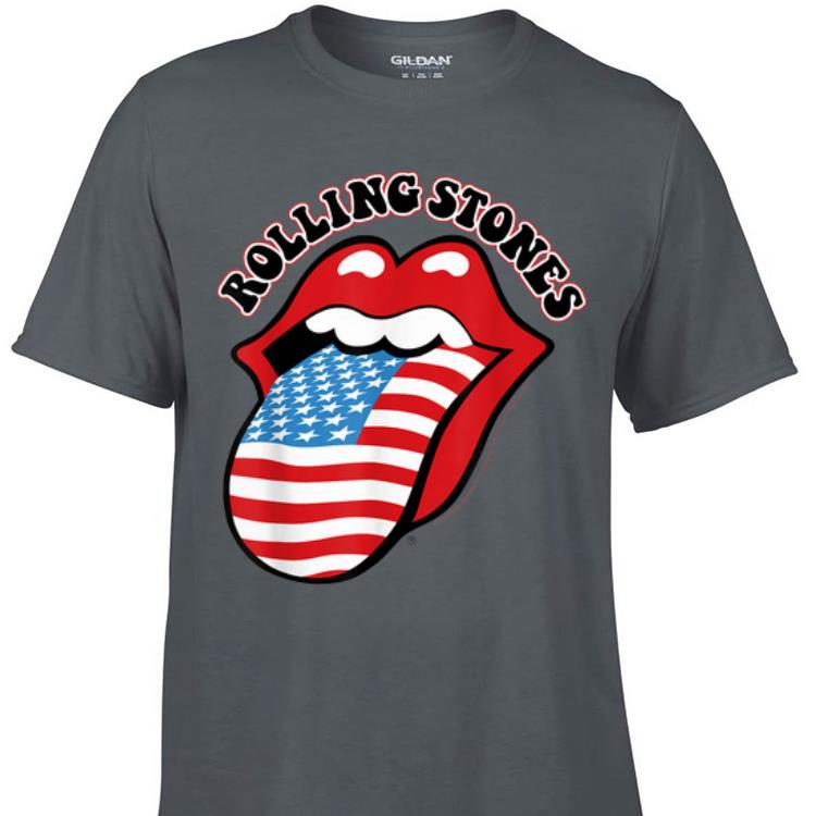 Awesome Rolling Stones US Flag Tongue shirt