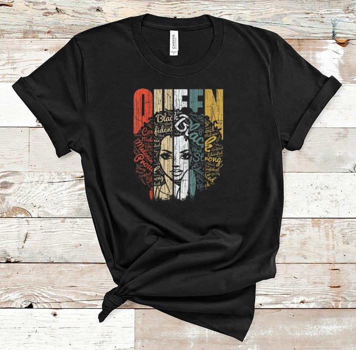 Awesome Vintage African American Queen Educated Strong shirt