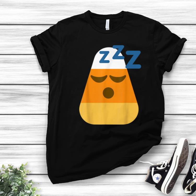 Beautiful Halloween Candy Corn Sleeping Zzz Emoji