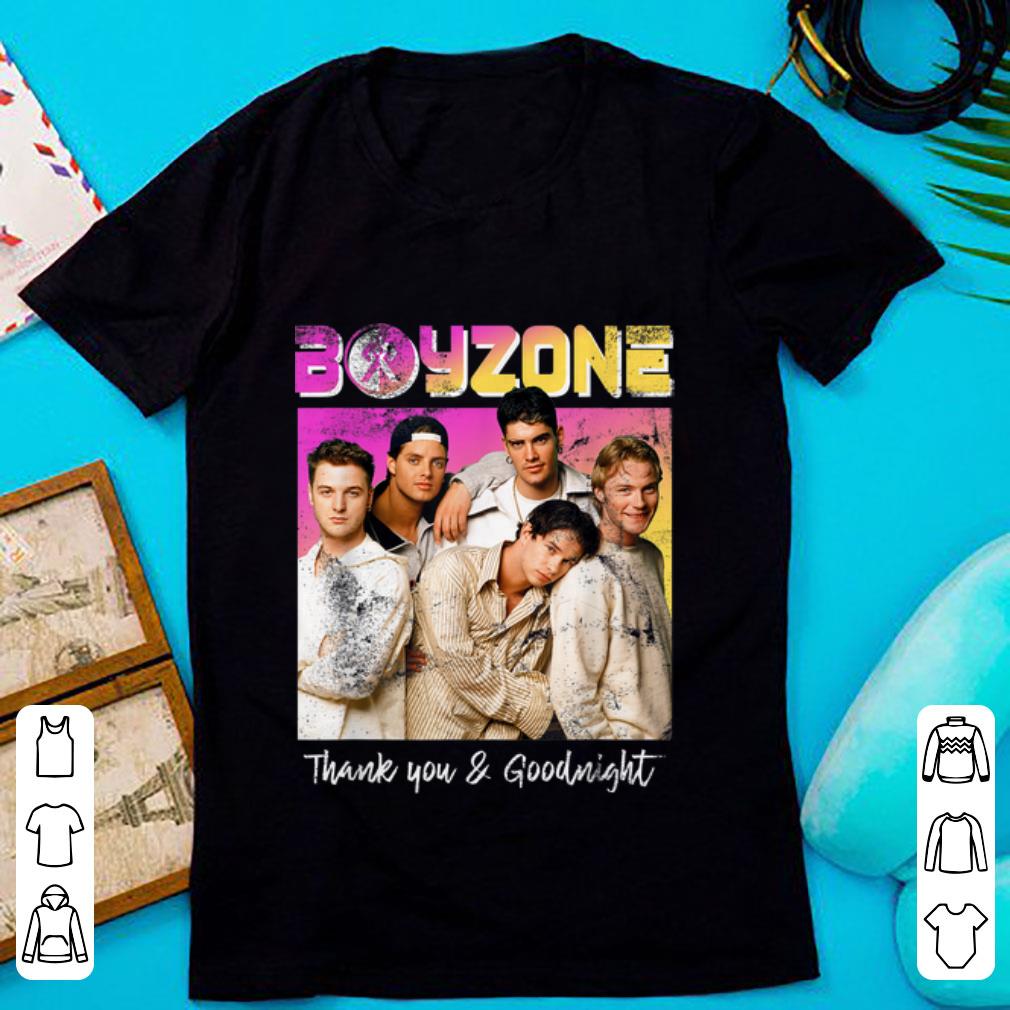 Hot Boyzone Thank You & Goodnight 2019 Tour Merchandise shirt