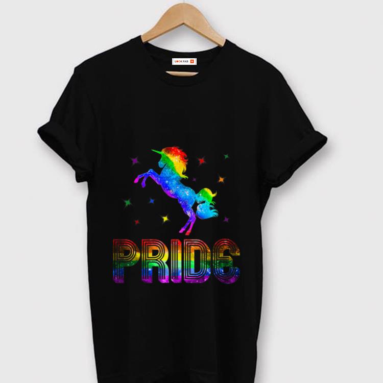 Hot Pride Rainbow Unicorn LGBT Gay shirt