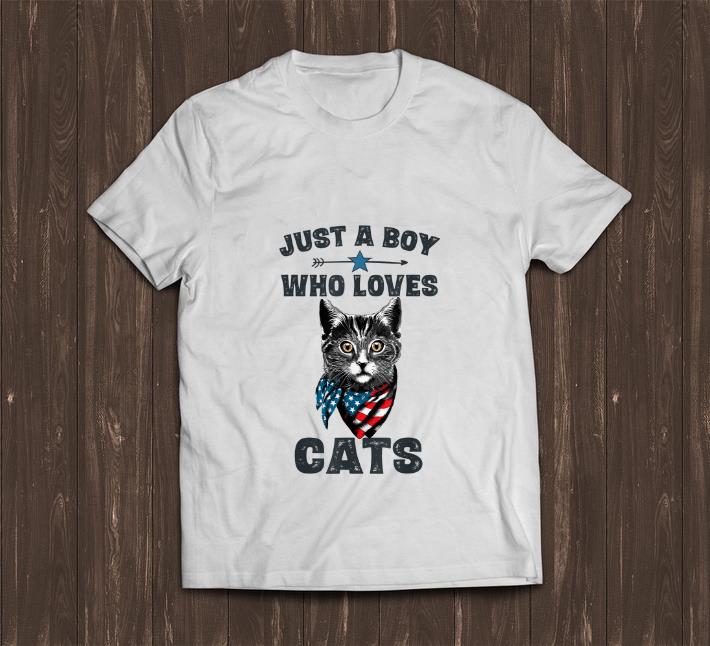 Nice Just A Boy Who Love Cat American shirt