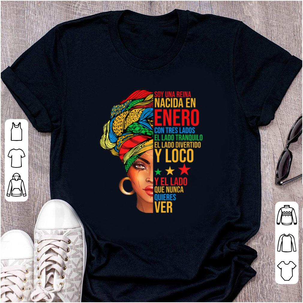 Nice Soy una reina nacida en agosto con tres lados shirt
