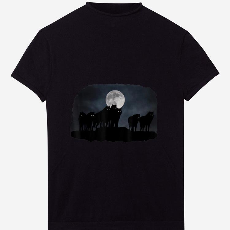 Nice Wolfpack and moon shirt