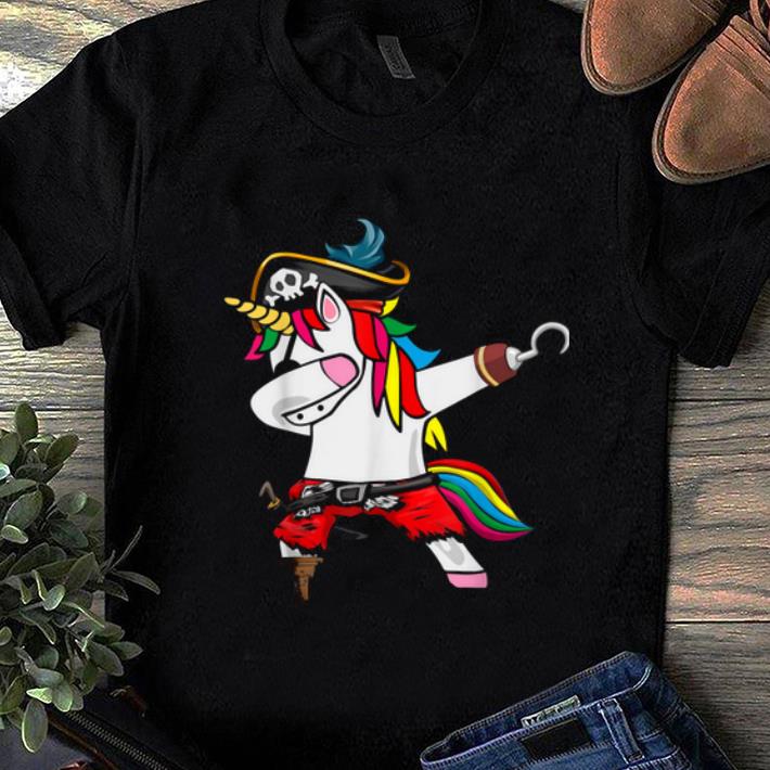 Official Dabbing Unicorn Pirate Halloween Kids Boys Girls Gift shirt