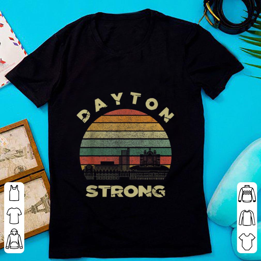 Official Dayton Strong Cityscape Ohio Vintage shirt