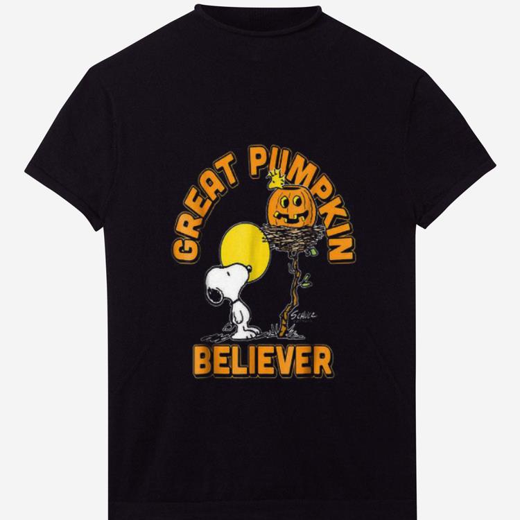 Official Great Pumpkin Believer Snoopy Halloween shirt