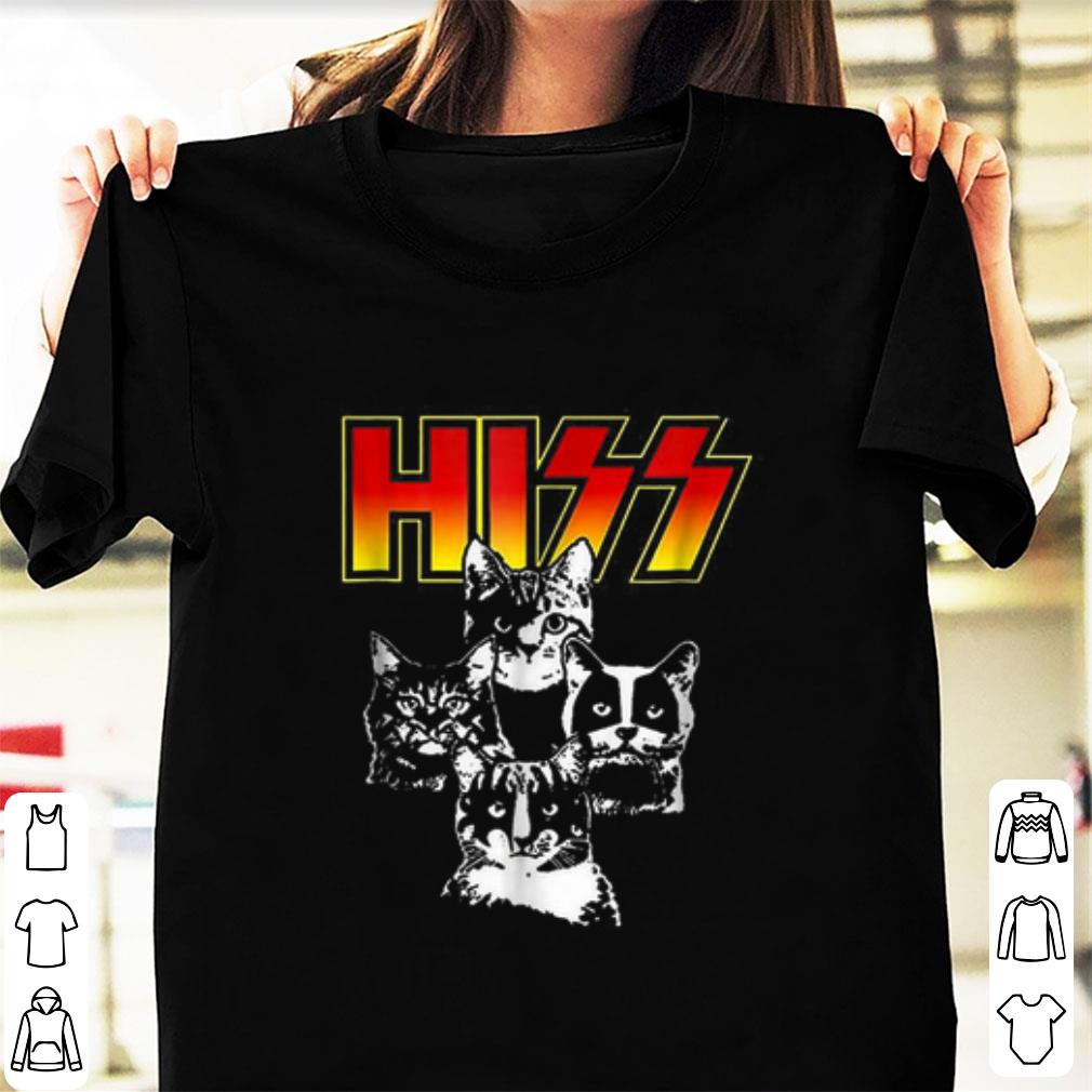 Official Hiss Kitten Cats Rock shirt