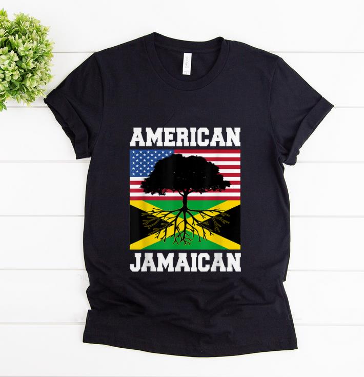 Official Jamaican American Flag Grown Roots shirt