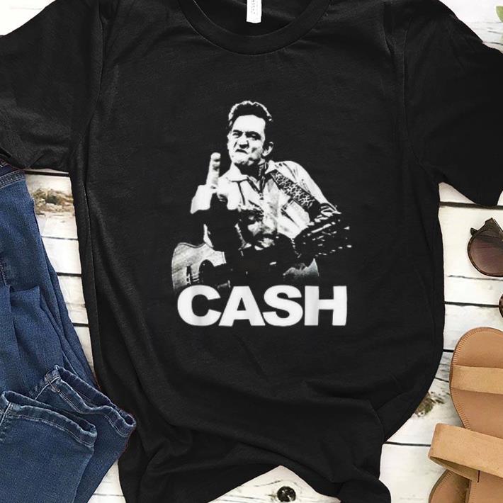 Official Johnny Cash Flipping The Bird shirt