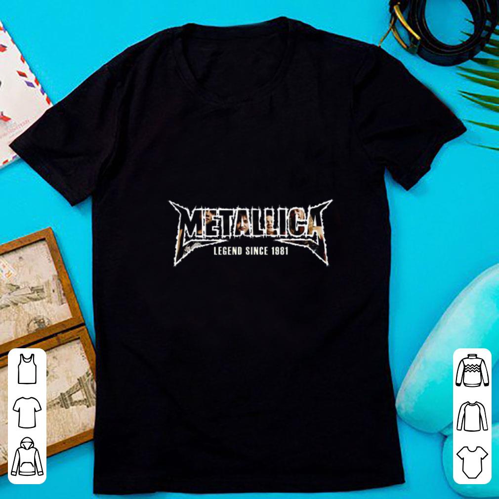 Official Metallica Lengend Since 1981 shirt