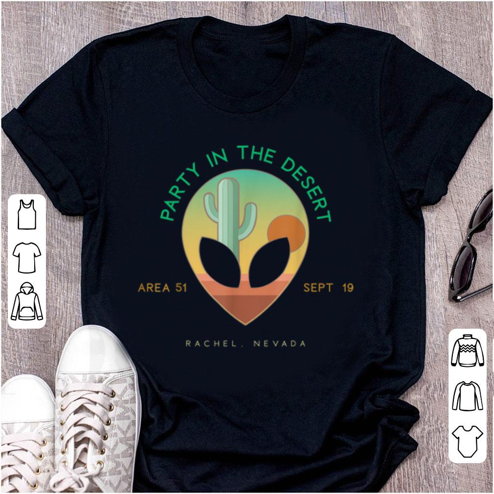 Official Party In The Desert Area 51 Nevada shirt