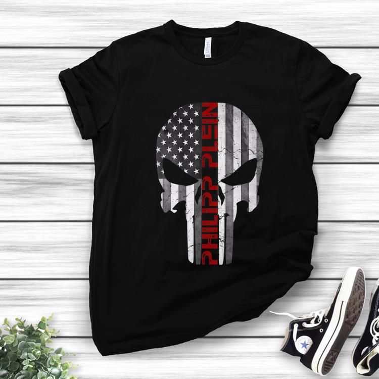 Official Philipp Plein Skull Rhinestones American shirt