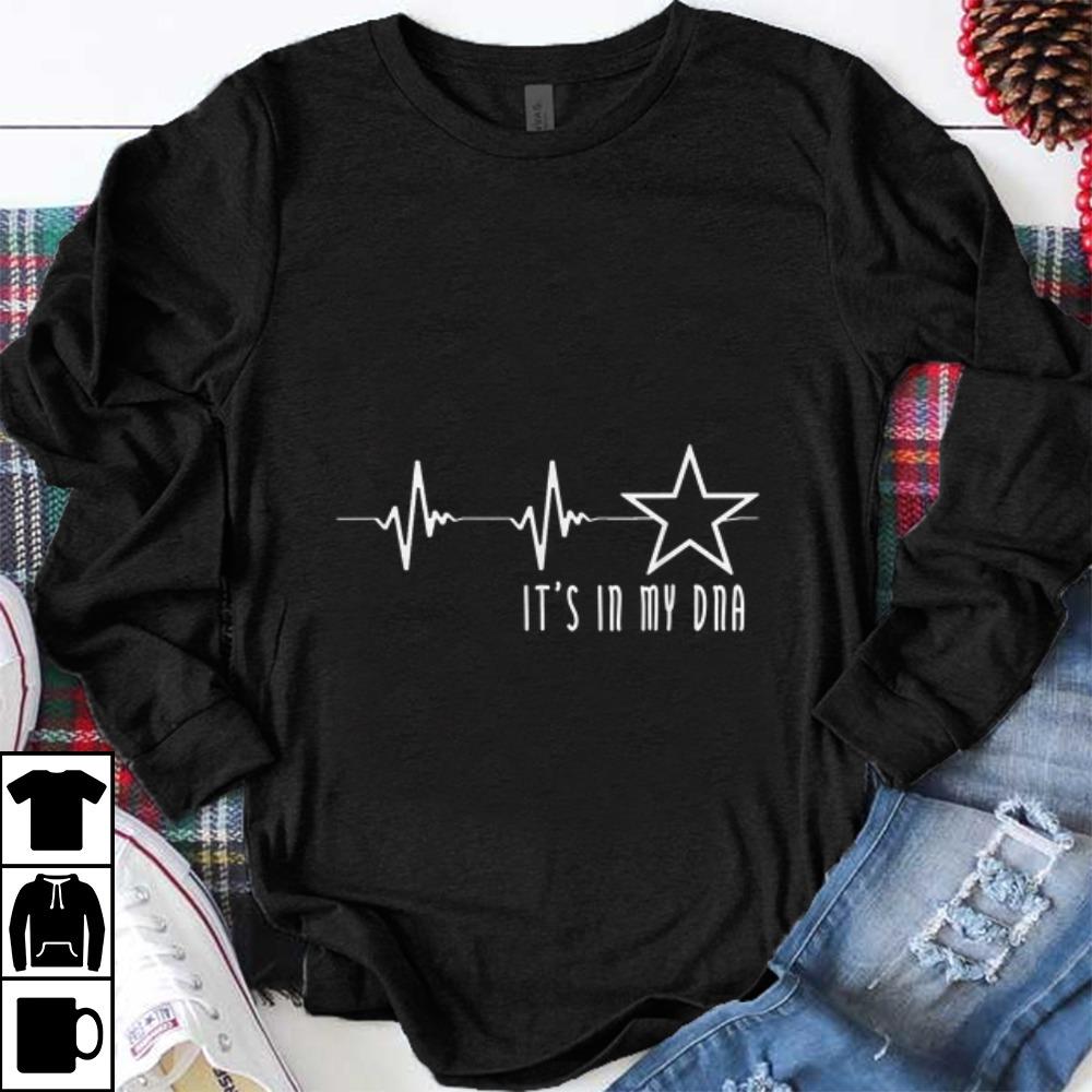 Official Texas Cowboy Heartbeat with Lonestar Its In My DNA shirt