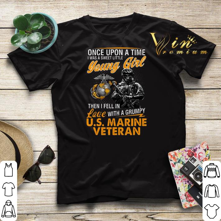 Once upon a time i was a sweet young girl US Marine Veteran shirt sweater