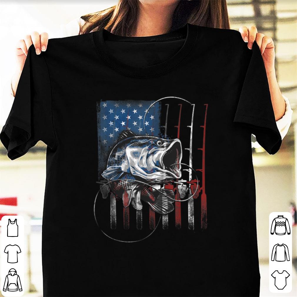 Original Fishing American Flag shirt