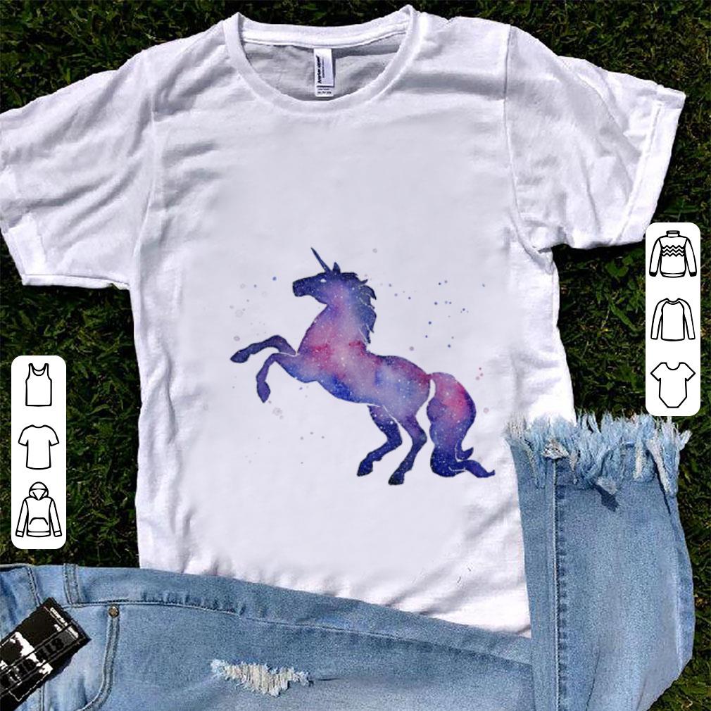 Original Galaxy Unicorn Watercolor shirt