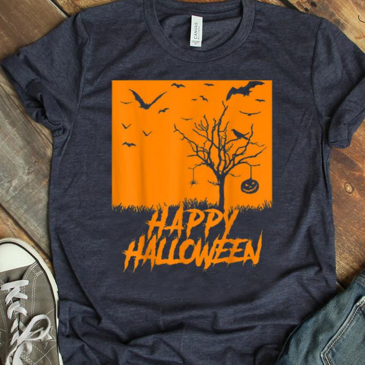 Original Happy Halloween Bats Pumpkin shirt