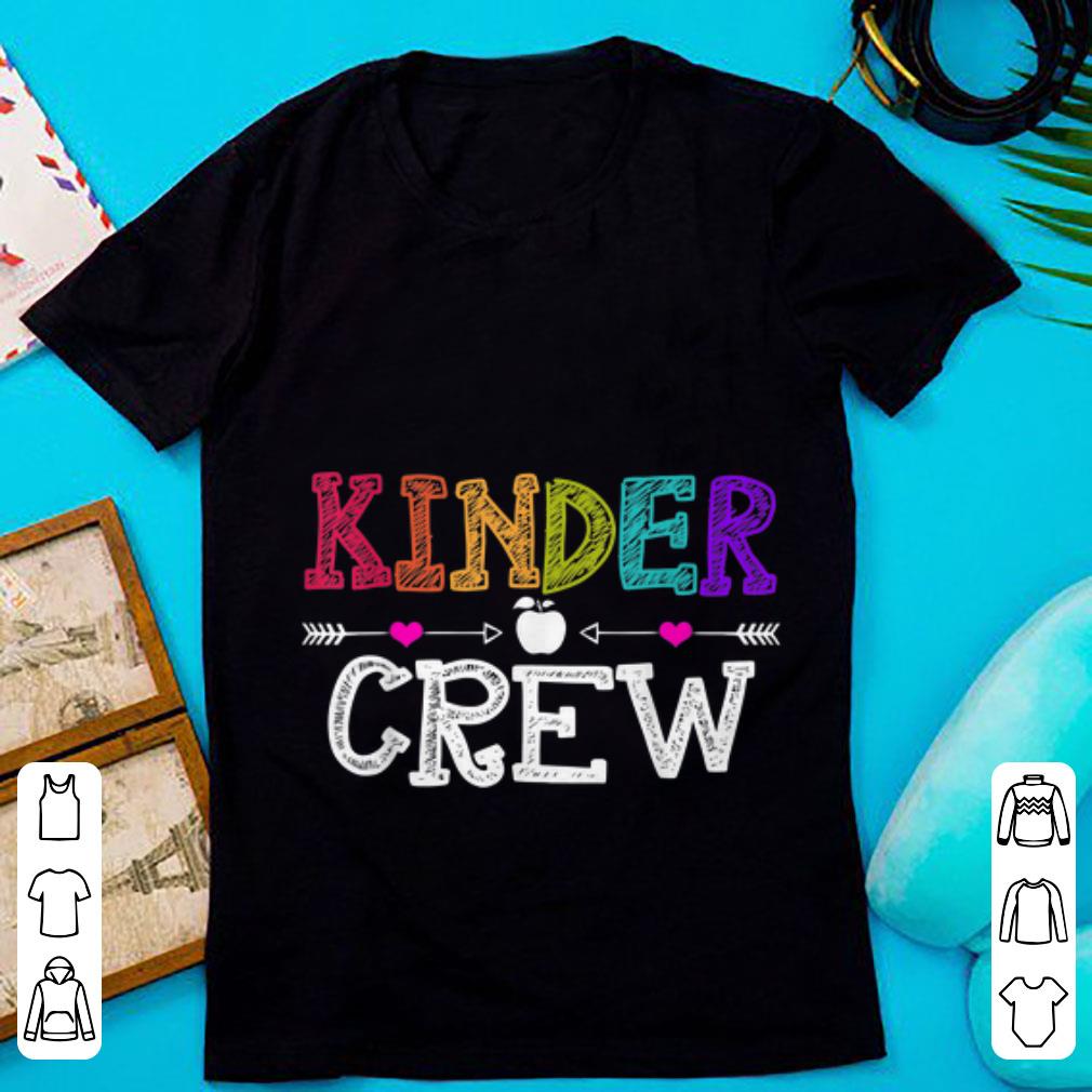 Original Kinder Crew First day of School shirt