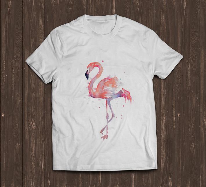 Original Pink Flamingo Watercolor shirt