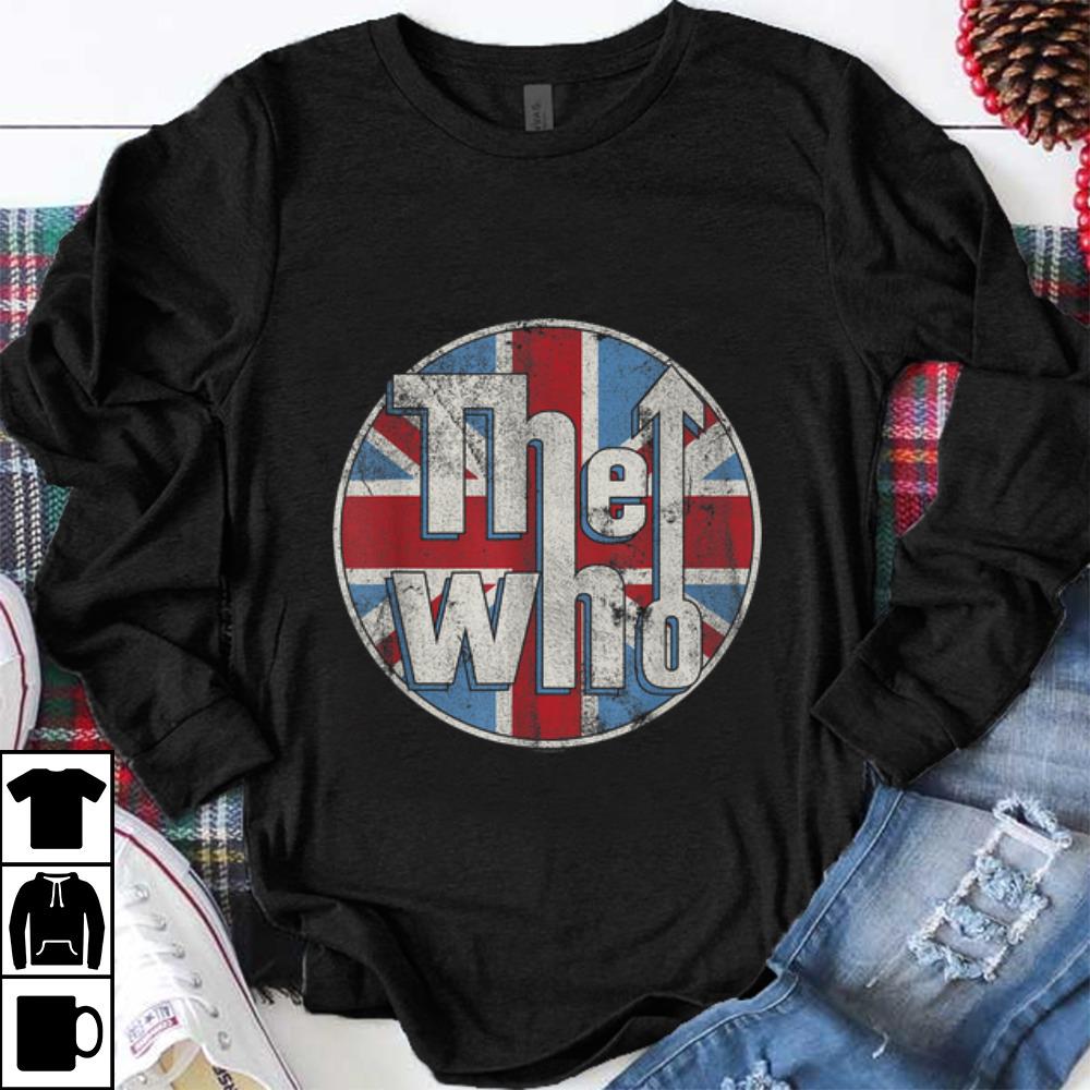 Original The Who Union Jack Circle Logo shirt