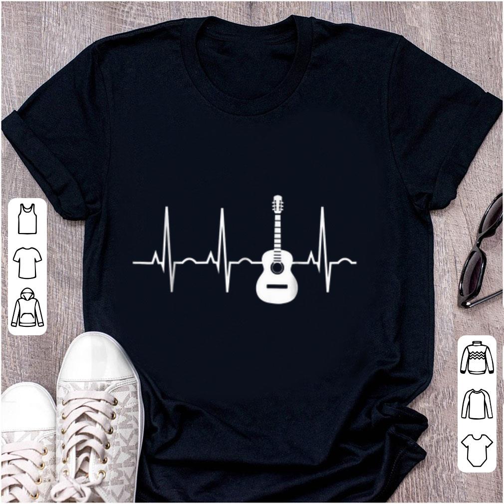 Premium Acoustic Guitar Heartbeat Musician shirt