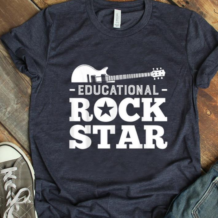 Premium Educational Rockstar Rock Guitar shirt