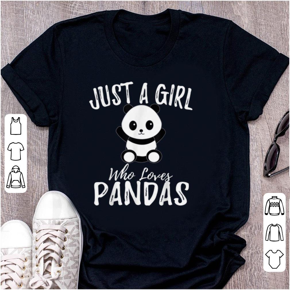 Premium Just A Girl Who Loves Pandas shirt