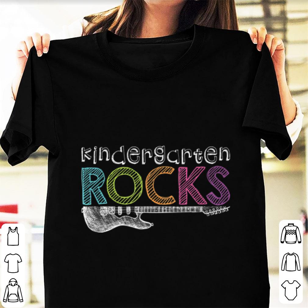 Premium Kindergarten Rocks With Guitar Electric shirt