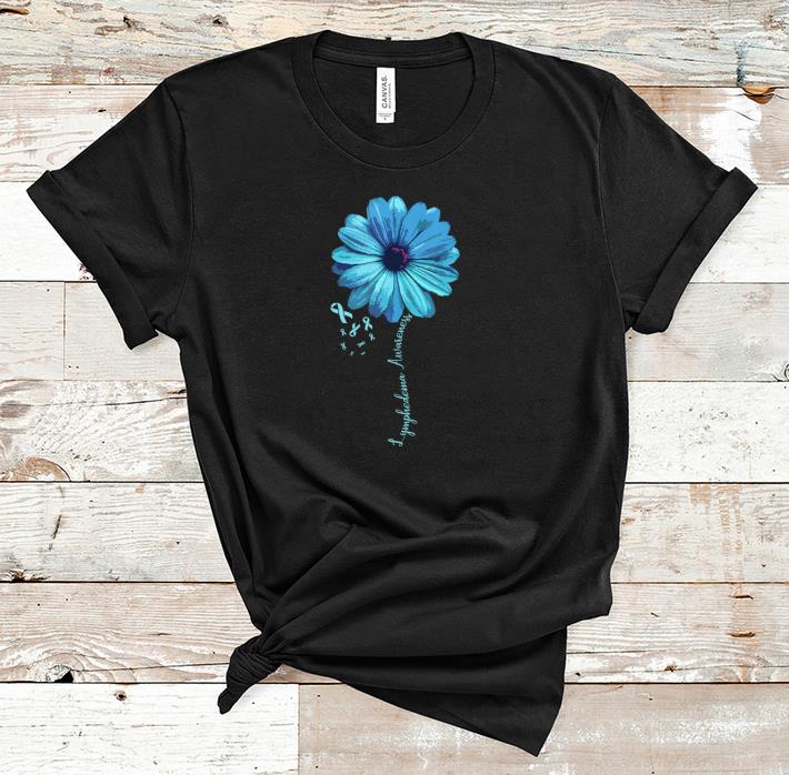 Premium Lymphedema Awareness Floral Ribbon shirt