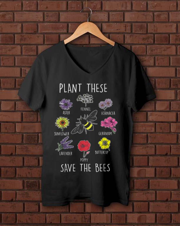 Premium Plant These Save Bees Beekeeper Apiarist shirt