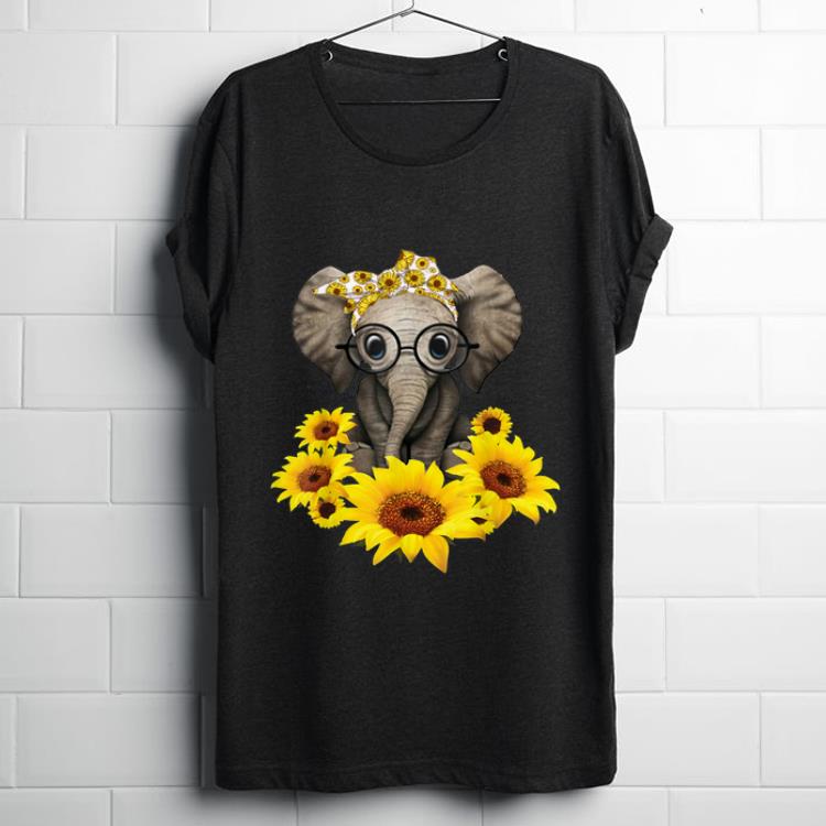 Premium Sunflower Headband Elephant shirt
