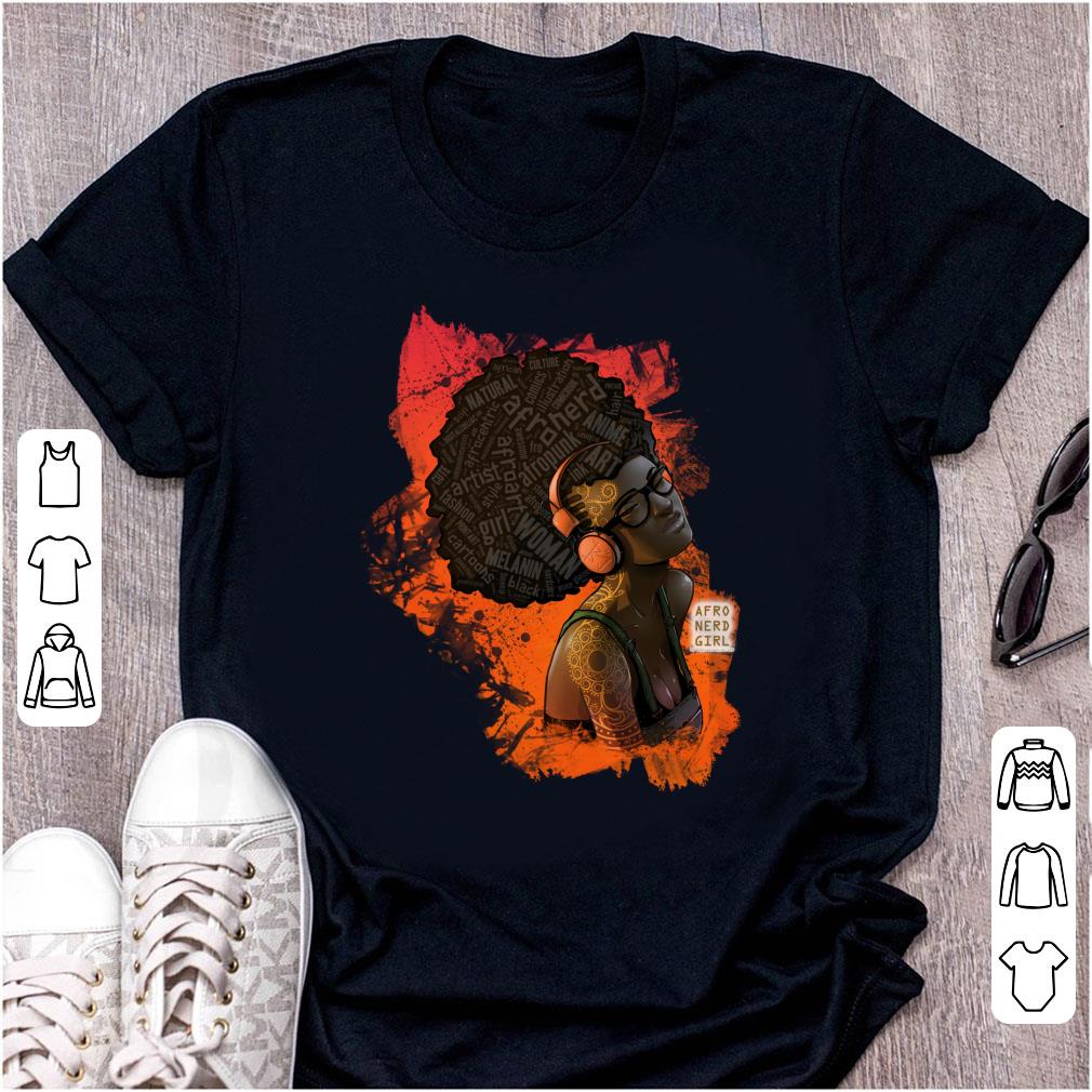Pretty Afro Nerd Girl II shirt