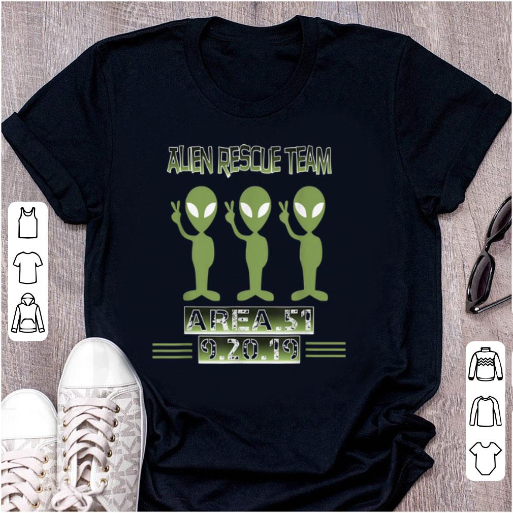 Pretty Alien Rescue Team Area 51 shirt