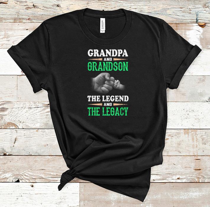 Pretty Grandpa And Grandson the Legend And The Legacy shirt