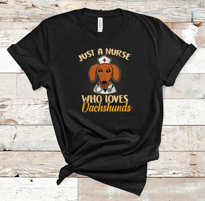 Pretty Just A Nurse Who Loves Dachshunds shirt