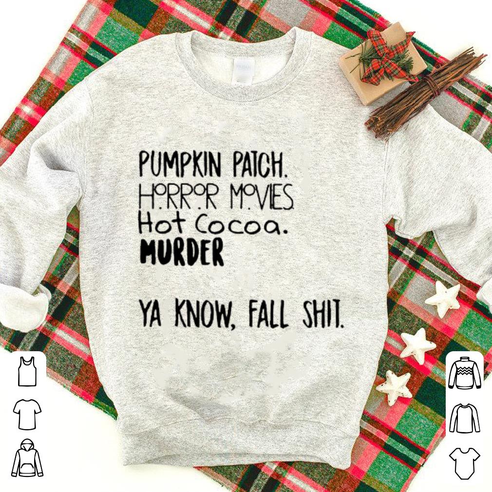 Pretty Pumpkin Patch Watch Horror Movie Halloween shirt