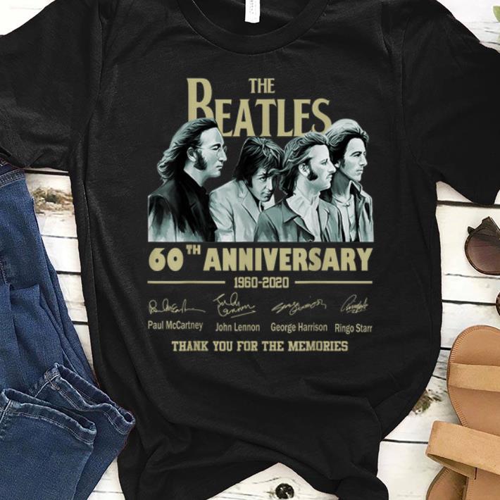 Pretty The Beatles 60th Anniversary Thank You For Memories Signature shirt