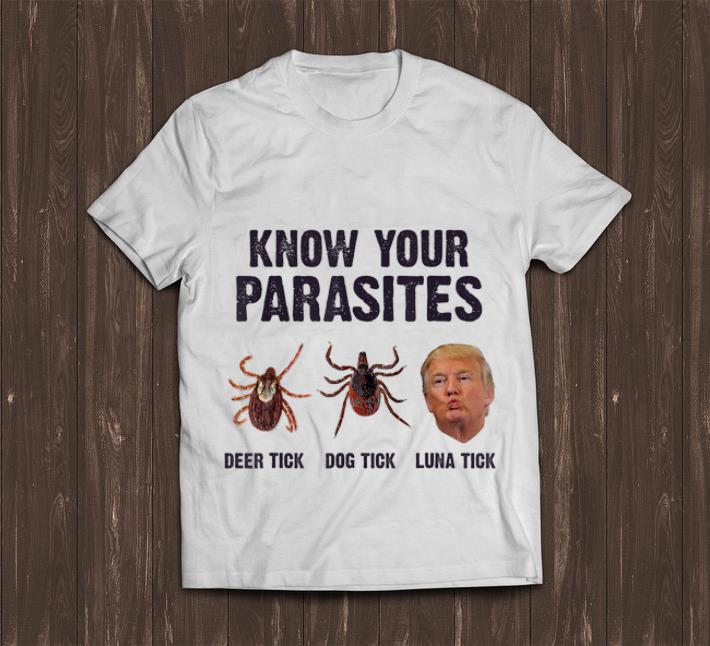 Pretty know Your Parasites Deer Tick Dog Tick Luna Tick shirt