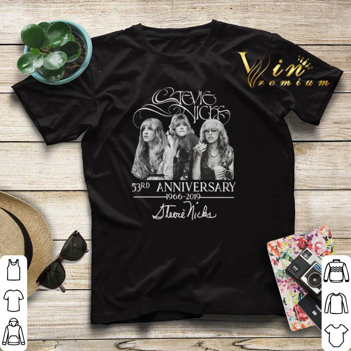 Signature Stevie Nicks 53rd anniversary 1966-2019 shirt