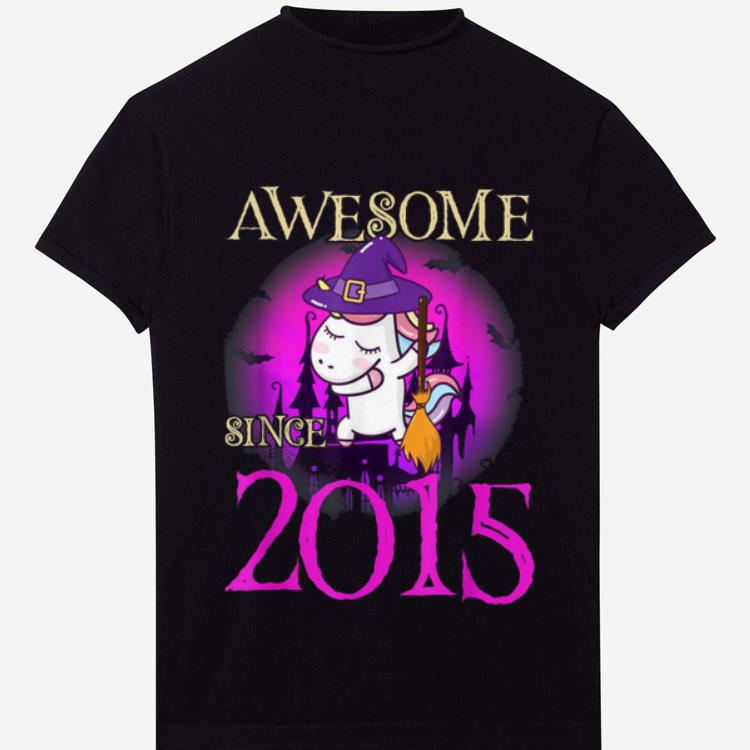 Top Awsome Since 2015 Unicorn 4th Birthday Halloween Gift shirt